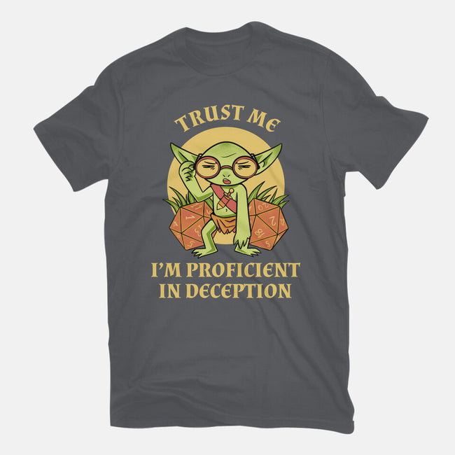 Proficient In Deception-Womens-Basic-Tee-FunkVampire