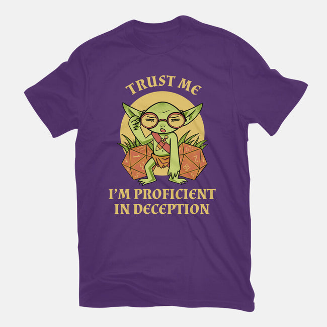 Proficient In Deception-Womens-Basic-Tee-FunkVampire
