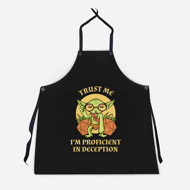 Proficient In Deception-Unisex-Kitchen-Apron-FunkVampire