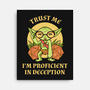 Proficient In Deception-None-Stretched-Canvas-FunkVampire