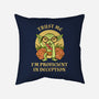 Proficient In Deception-None-Removable Cover w Insert-Throw Pillow-FunkVampire