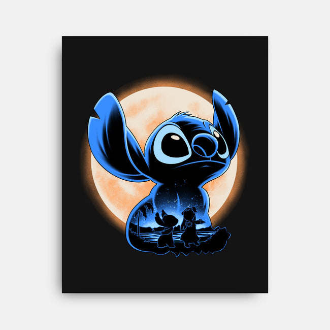 Little Alien Monster-None-Stretched-Canvas-rmatix