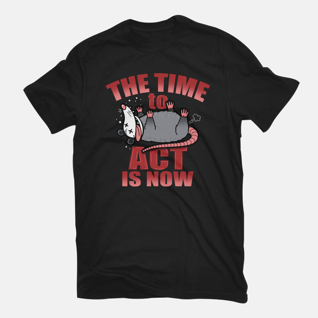 The Time To Act Is Now-Unisex-Basic-Tee-Boggs Nicolas