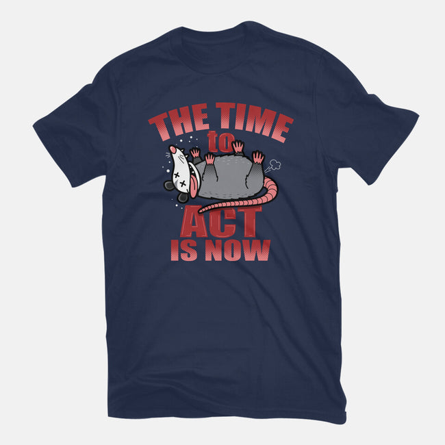 The Time To Act Is Now-Unisex-Basic-Tee-Boggs Nicolas