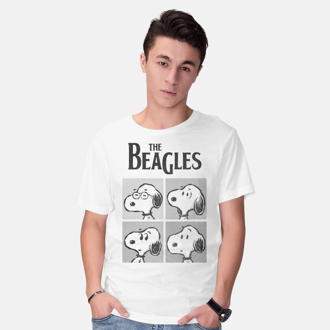 The Beagles White Album-Mens-Basic-Tee-kg07