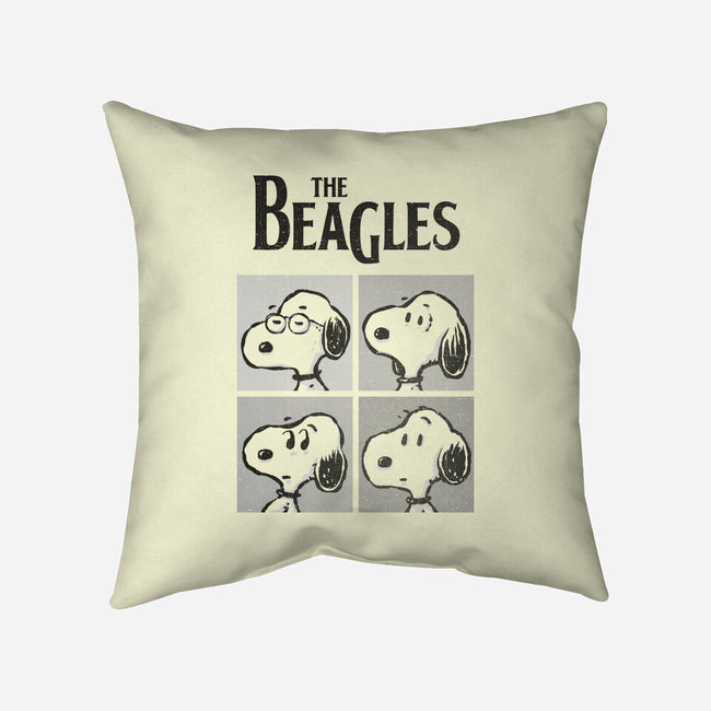 The Beagles White Album-None-Removable Cover w Insert-Throw Pillow-kg07