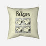 The Beagles White Album-None-Removable Cover w Insert-Throw Pillow-kg07