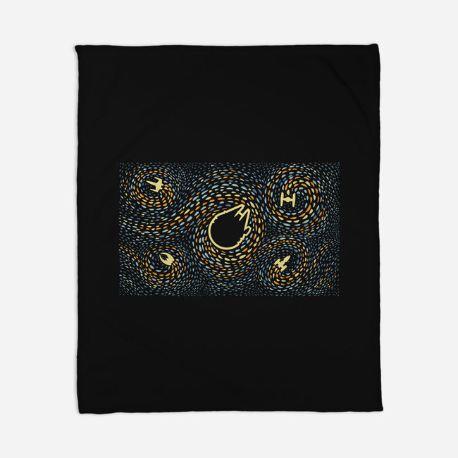 Starry Spaceships-None-Fleece-Blanket-erion_designs