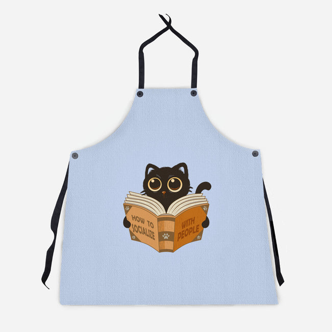How To Socialize With People-Unisex-Kitchen-Apron-erion_designs