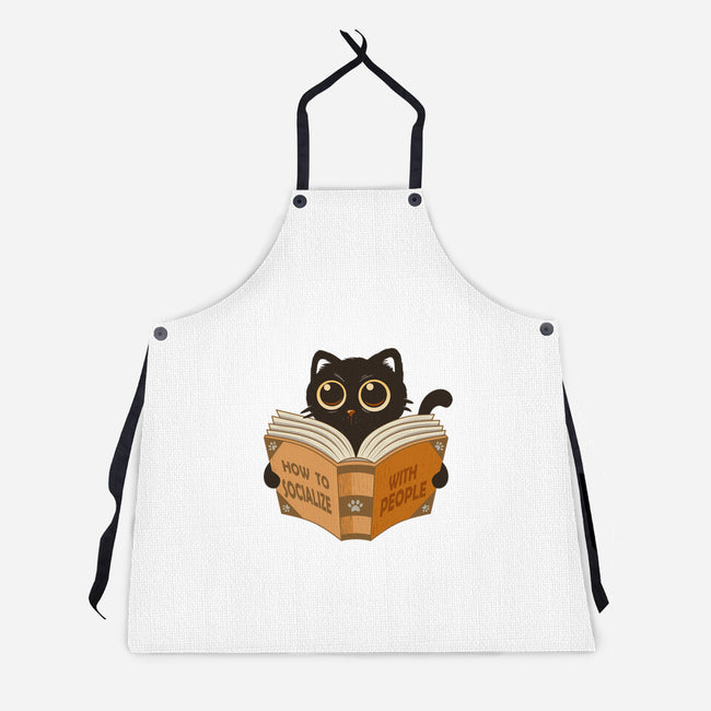 How To Socialize With People-Unisex-Kitchen-Apron-erion_designs