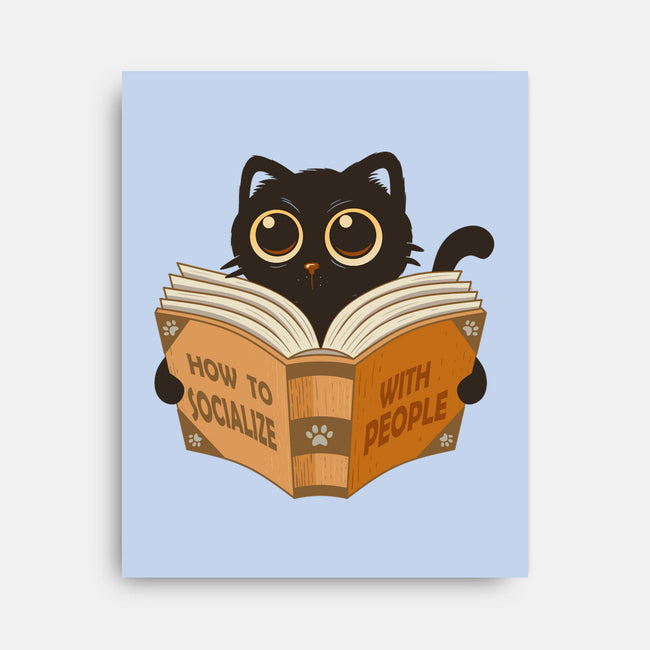 How To Socialize With People-None-Stretched-Canvas-erion_designs