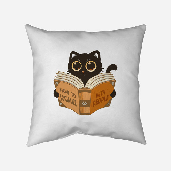 How To Socialize With People-None-Removable Cover w Insert-Throw Pillow-erion_designs