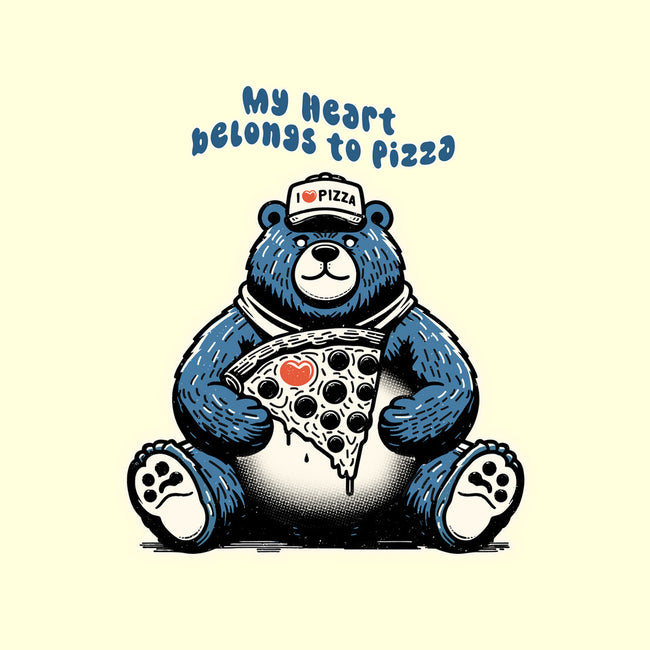 My Heart Belongs To Pizza-None-Drawstring-Bag-palmstreet