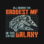 Baddest In The Galaxy-None-Drawstring-Bag-momma_gorilla