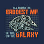 Baddest In The Galaxy-None-Glossy-Sticker-momma_gorilla