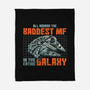 Baddest In The Galaxy-None-Fleece-Blanket-momma_gorilla