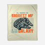 Baddest In The Galaxy-None-Fleece-Blanket-momma_gorilla