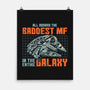 Baddest In The Galaxy-None-Matte-Poster-momma_gorilla