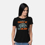 Baddest In The Galaxy-Womens-Basic-Tee-momma_gorilla