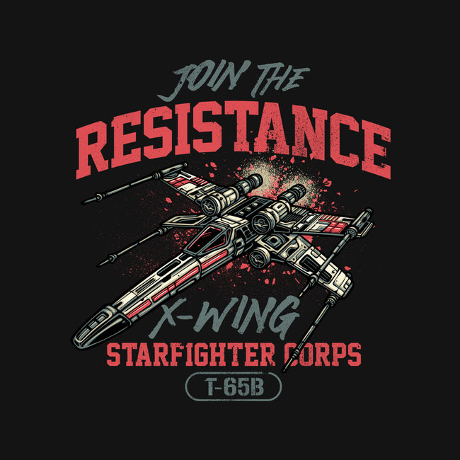 Resistance X Wing-None-Drawstring-Bag-momma_gorilla