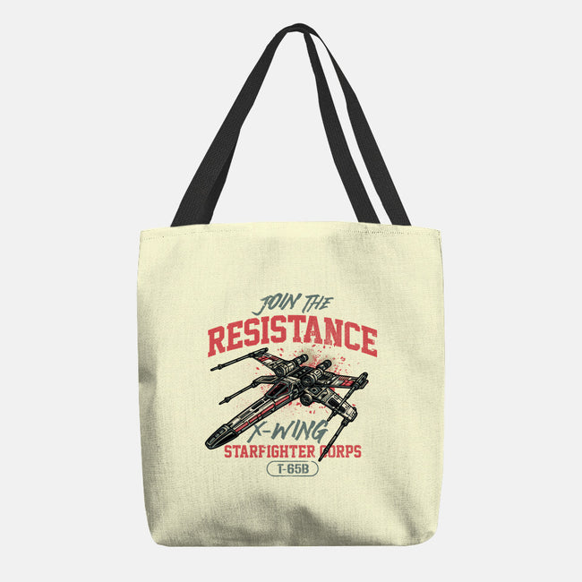 Resistance X Wing-None-Basic Tote-Bag-momma_gorilla