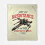 Resistance X Wing-None-Fleece-Blanket-momma_gorilla