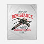 Resistance X Wing-None-Fleece-Blanket-momma_gorilla