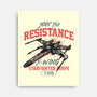 Resistance X Wing-None-Stretched-Canvas-momma_gorilla