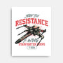 Resistance X Wing-None-Stretched-Canvas-momma_gorilla