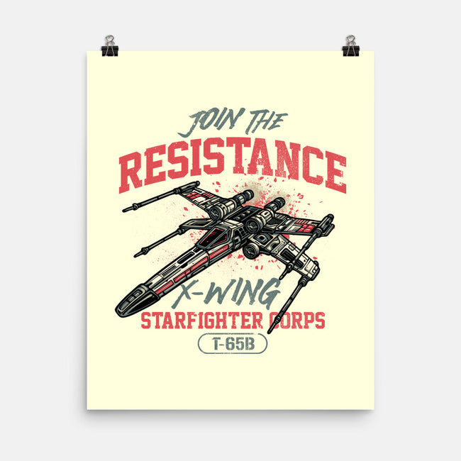 Resistance X Wing-None-Matte-Poster-momma_gorilla
