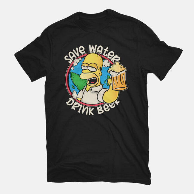 Save Water And Drink Beer-Mens-Premium-Tee-turborat14