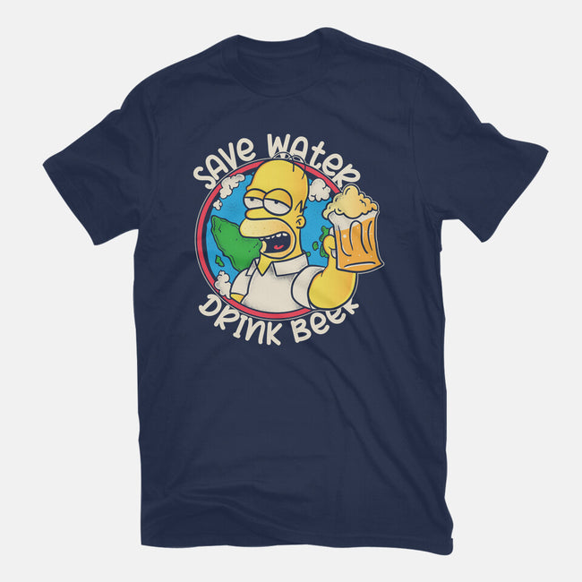 Save Water And Drink Beer-Mens-Premium-Tee-turborat14