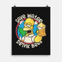 Save Water And Drink Beer-None-Matte-Poster-turborat14