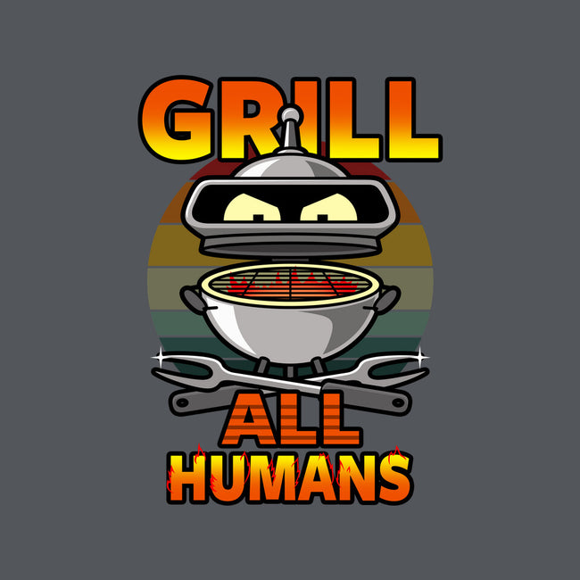 Grill All Humans-Mens-Basic-Tee-Boggs Nicolas