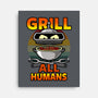 Grill All Humans-None-Stretched-Canvas-Boggs Nicolas