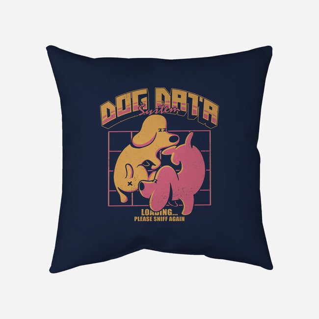 Dog Data System-None-Removable Cover w Insert-Throw Pillow-estudiofitas