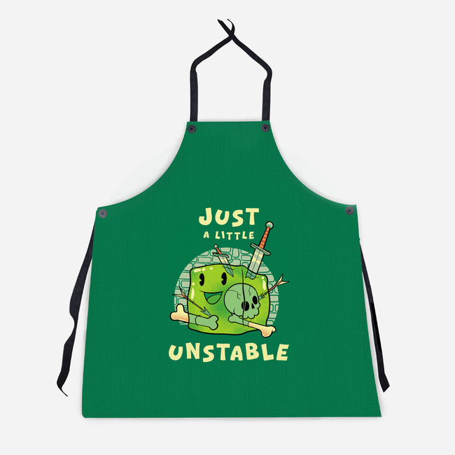 Just A Little Unstable-Unisex-Kitchen-Apron-FunkVampire
