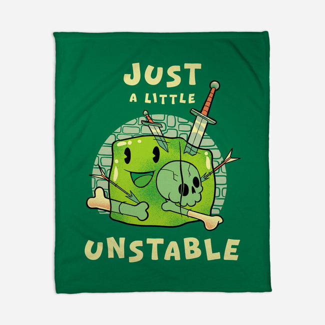 Just A Little Unstable-None-Fleece-Blanket-FunkVampire