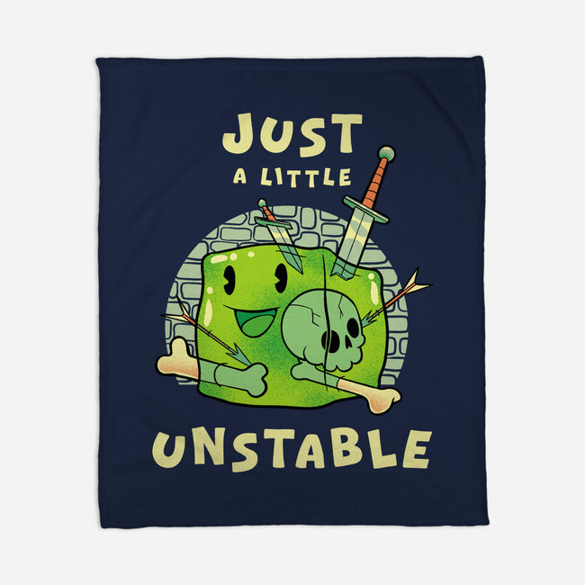 Just A Little Unstable-None-Fleece-Blanket-FunkVampire