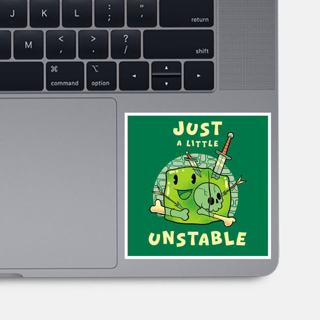 Just A Little Unstable-None-Glossy-Sticker-FunkVampire