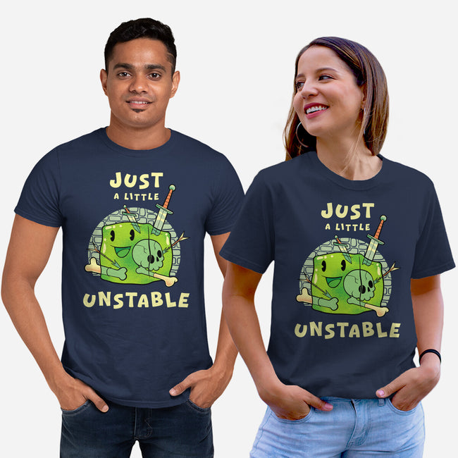 Just A Little Unstable-Unisex-Basic-Tee-FunkVampire