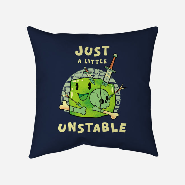 Just A Little Unstable-None-Removable Cover w Insert-Throw Pillow-FunkVampire