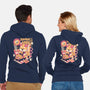 Sunday's Vibes-Unisex-Zip-Up-Sweatshirt-ilustrata