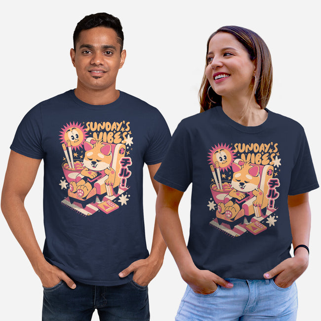 Sunday's Vibes-Unisex-Basic-Tee-ilustrata