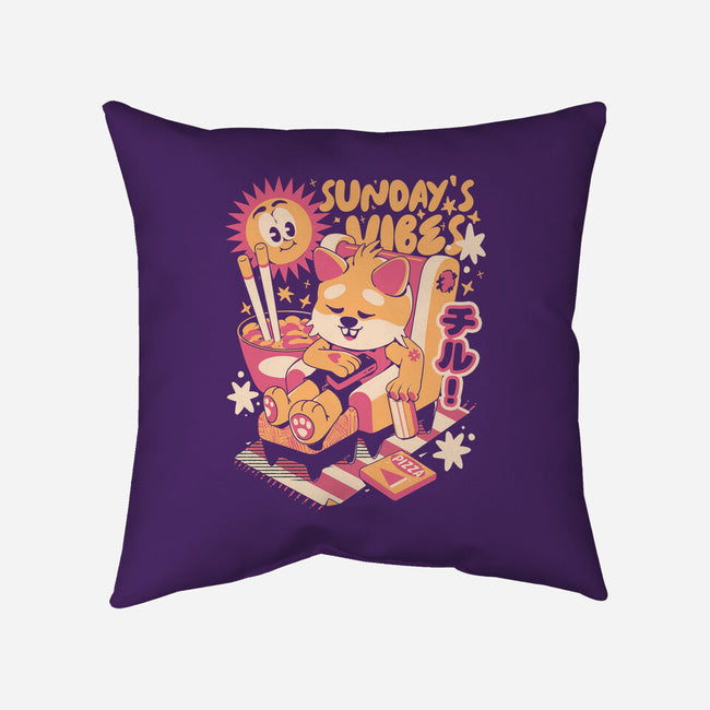 Sunday's Vibes-None-Removable Cover w Insert-Throw Pillow-ilustrata