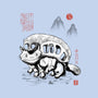 Cat Bus Sumi-e-Unisex-Basic-Tee-Astrobot Invention