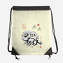 Cat Bus Sumi-e-None-Drawstring-Bag-Astrobot Invention