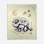 Cat Bus Sumi-e-None-Fleece-Blanket-Astrobot Invention