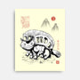 Cat Bus Sumi-e-None-Stretched-Canvas-Astrobot Invention