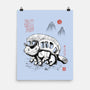 Cat Bus Sumi-e-None-Matte-Poster-Astrobot Invention